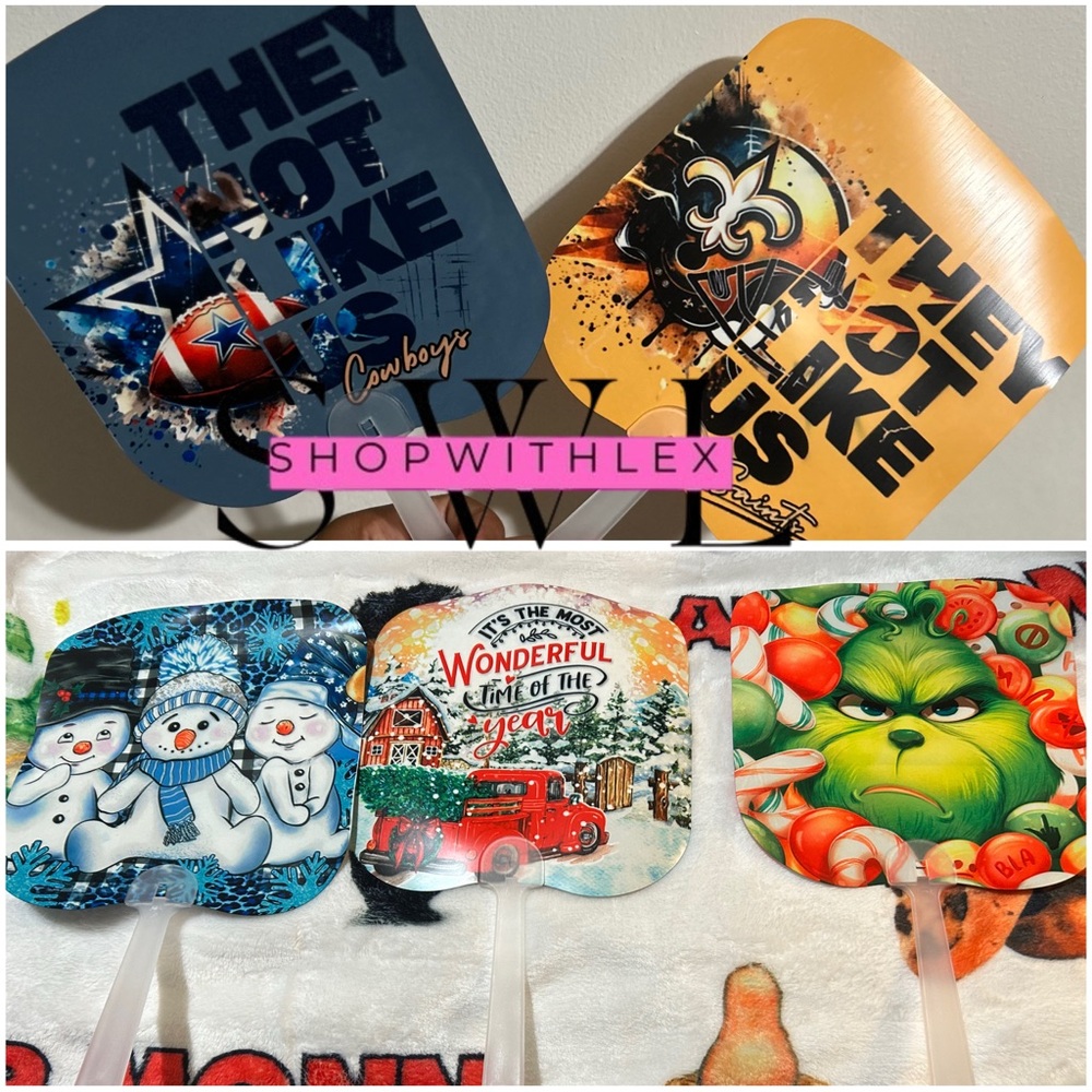 ๐ชญ Custom Sublimation Hand Fans - Picture 2 of 3